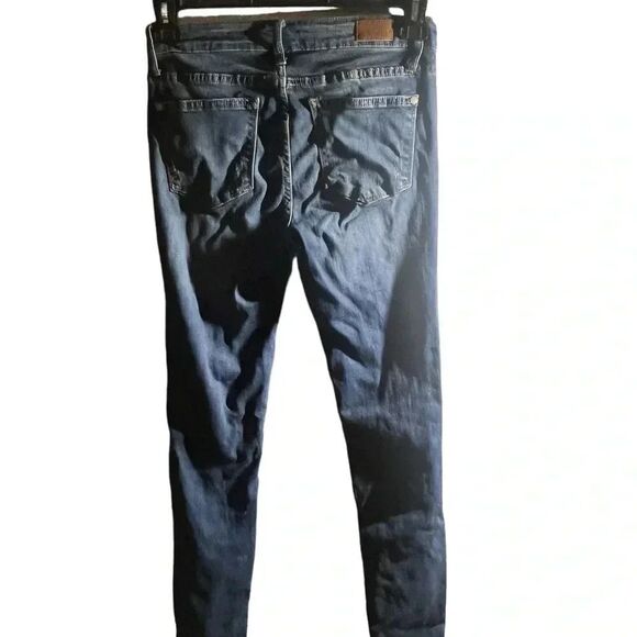 Judy Blue Skinny distressed jeans with Aztec accents size 5/27 - Picture 4 of 4